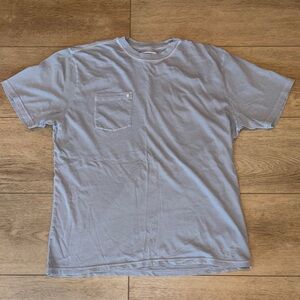 Linksoul Light Gray Short Sleeve Pocket Tee